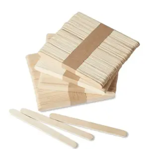 Wooden Disposable Wax Spatulas | Small 100 pcs