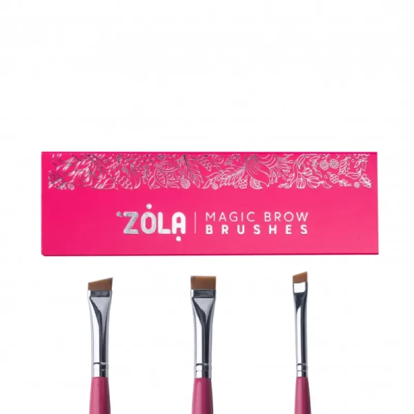 ZOLA | MAGIC BROW BRUSHES SET | PINK