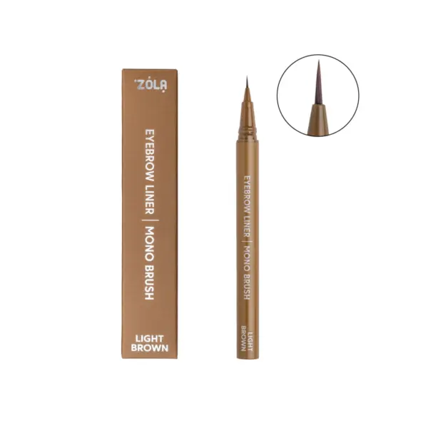 ZOLA | Eyebrow Liner Mono Brush - Light Brown
