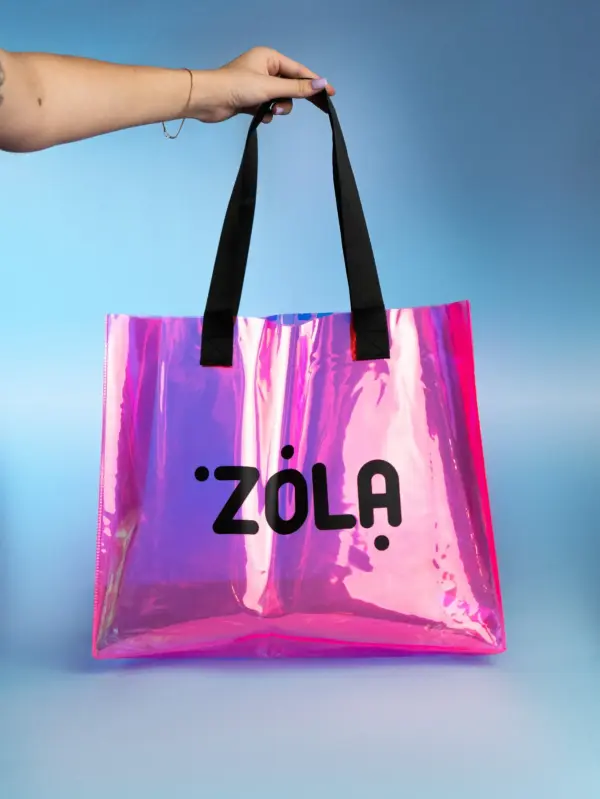 ZOLA | HOLOGRAFISCHE TAS | pink