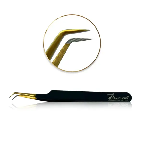 Tweezer | Master Fiber Curved 45 Degree Angled