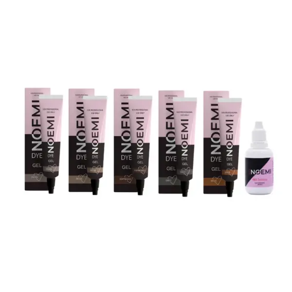 NOEMI | Liquid Gel Dye (5 Shades + Gel Developer)