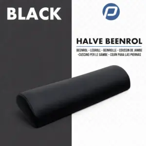 Beenrol Half Rond | zwart