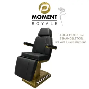 MOMENT ROYALE BEHANDELSTOEL 4 MOTOREN | ZWART